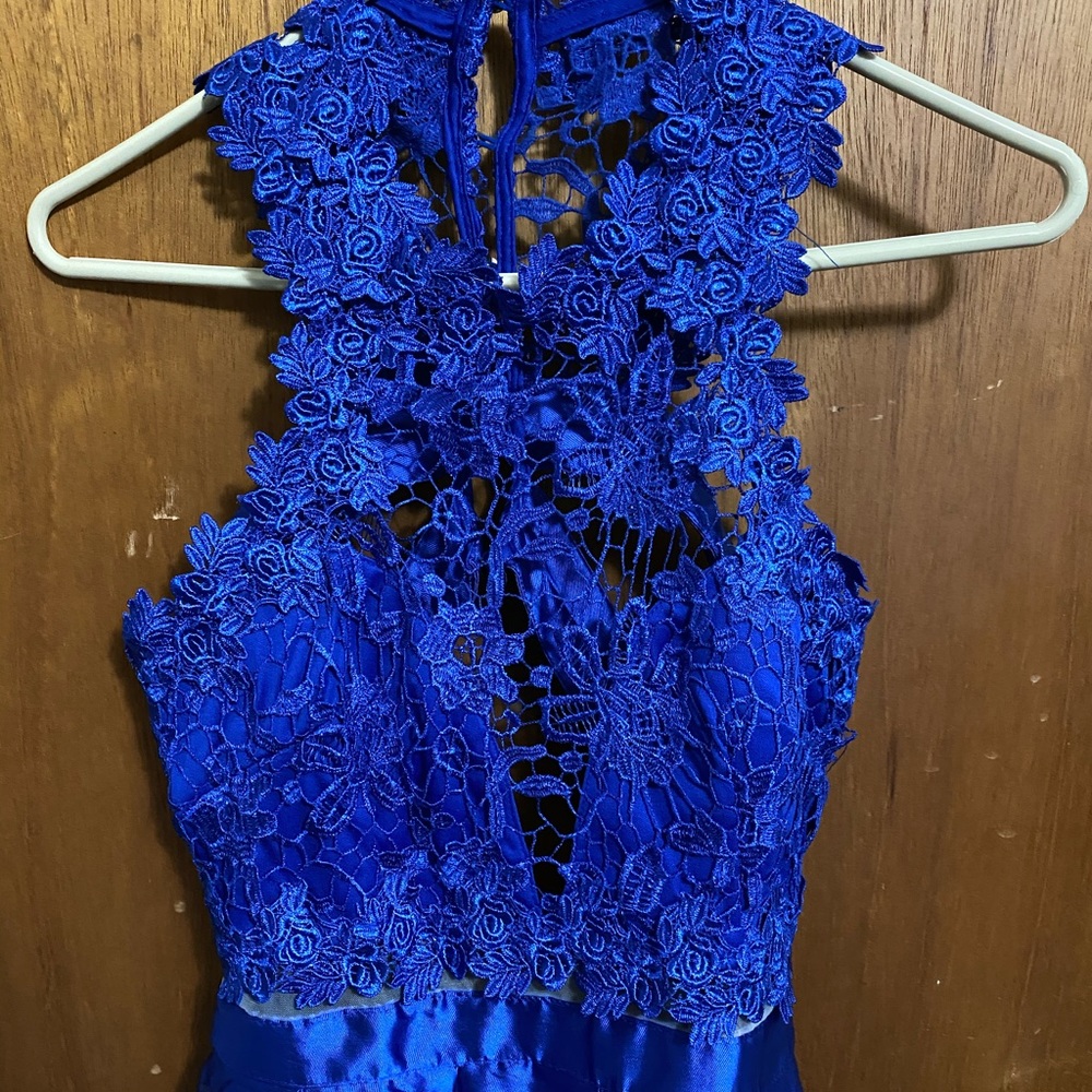 Royal Blue Dress with Pockets